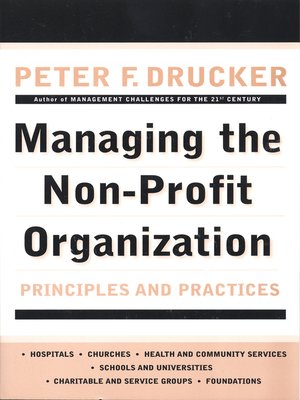 cover image of Managing the Non-Profit Organization